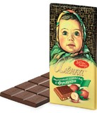 俄罗斯爱莲巧 阿伦卡 大头娃娃巧克力果仁夹心巧克力榛仁巧克力