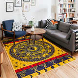 美式地毯卧室卡通图案北欧长方形 欧式客厅现代简约床边毯茶几垫