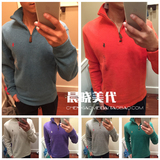 美国正品代购Polo Ralph Lauren拉夫劳伦男高领拉链针织衫毛衣