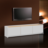 电视柜茶几组合套装简约现代组装白色烤漆卧室电视柜时尚创意地柜