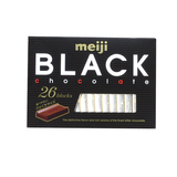 日本进口代购零食 Meiji明治钢琴牛奶/纯黑巧克力26枚120g