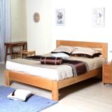 双11抢先购特价包邮白橡木床纯全实木北欧简约现代双人床小米家具