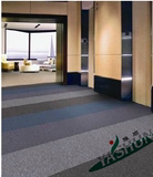 特价优质丙纶PVC底方块拼装地毯，办公室商务写字楼满铺工程地毯