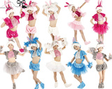 促销男女儿童舞台演出服装成人动物造型兔子表演服小白兔卡通衣服