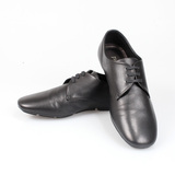 正品 现货 Prada/普拉达 2DD031 黑色系带商务休闲皮鞋男鞋 41