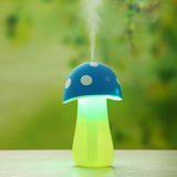 创意蘑菇小夜灯迷你空气净化加湿器 USB家用办公室车载静音加湿器