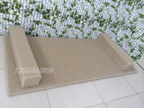 棉麻料罗汉床五件套单双人床垫红木中式古典家具坐垫棕垫海绵垫
