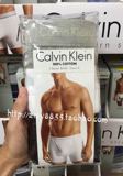 台湾代购直邮Calvin Klein Boxer男士内裤四角平角透气内裤3条入
