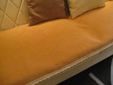 高档 加厚布艺沙发垫 简约沙发巾宜家风格 定做沙发垫 黄色