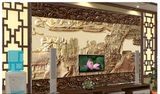 3D立体高档壁画 餐厅背景墙客厅沙发影视墙纸无缝壁纸 清明上河图
