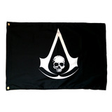 漫谷cosplay游戏周边刺客信条4黑旗标志海贼旗帜 Assassin'sCreed