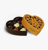 （在途）巧克力中的劳斯莱斯比利时GODIVA金装巧克力心形礼盒6顆
