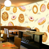 面包店咖啡厅休闲吧餐厅大型专用点心蛋糕食物壁纸墙纸壁画背景墙