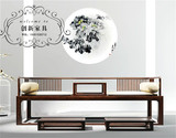新中式罗汉床榻禅意沙发现代茶楼会所古典实木客厅沙发家具定制