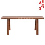 红木家具鸡翅木长条凳 八仙桌条凳 实木独板凳  中式吃饭桌凳子