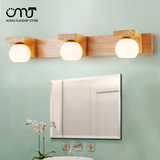 灯壁灯LED浴室柜镜前灯中式镜前灯卫生间 洗手间北欧风格实木镜前