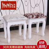 梳妆台凳子 梳妆椅子 特价 实木梳妆凳子 简约现代小凳子白色欧式