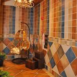 六色小油画仿古砖  卫生间墙砖 厨卫瓷砖 地中海风格墙砖