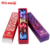 明治Meiji雪吻巧克力12粒装中式镂空结婚庆喜糖成品礼盒