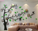 亚克力相框照片树3d立体墙贴沙发背景客厅电视卧室装饰画创意水晶