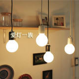 韩式奶茶店服装店橱窗咖啡吧台装饰灯  简约个性黑白轨道小吊灯