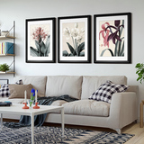 现代简约客厅装饰画 沙发背景墙植物花朵挂画 餐厅卧室三联画壁画