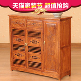 兰之阁 红木鞋柜 纯实木刺猬紫檀家具 仿古中式 客厅柜LS004