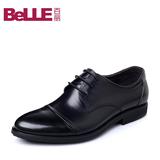 Belle/百丽男鞋春季牛皮商务正装皮鞋商场同款单鞋男3NG01AM5