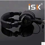 ISK正品 头戴式dj录音师人声棚专业K歌有线电脑游戏耳麦监听耳机