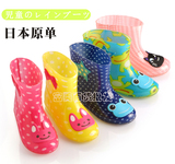 四季儿童雨鞋男女卡通韩国防滑外单时尚短筒雨靴 宝宝幼儿水鞋套