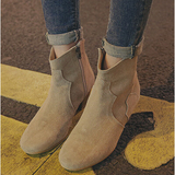 韩国代购正品女鞋欧美流行磨砂皮短靴 马丁靴 骑士靴及踝靴裸靴