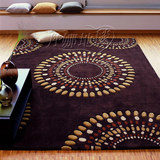 欧式时尚现代简约艺术地毯客厅茶几地毯垫外贸抽象样板间书房地毯