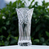 伊丽雅佳 玻璃花瓶 玻璃加厚透明水培富贵竹插花百合花瓶