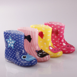 韩国儿童雨鞋男童女童时尚水晶雨靴萌物水鞋轻便水靴幼儿宝宝套鞋