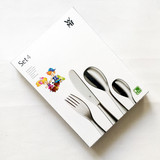 德国代购正品WMF福腾宝儿童不锈钢餐具四件套勺子叉子餐刀现货