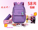 女孩儿童书包小学3-6年级韩版波点女童书包初中双肩儿童旅游背包