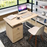 电脑桌家用书桌简易电脑桌带书柜台式办公桌简约写字桌正品牌特价