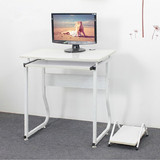 2015新款75cm高密度板电脑桌可移动电脑桌特价简约一体机台式桌子