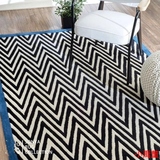 2016欧式抽象灰色格子客厅茶几沙发卧室床边手工腈纶定制化纤地毯