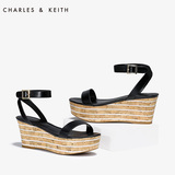CHARLES&KEITH凉鞋女 CK1-80390232 日系可爱松糕女凉鞋