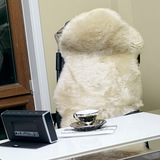 AUSKIN 澳洲羊毛坐垫两用加厚汽车座套电脑椅垫带靠背老板椅垫