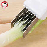 小资情调/日本创意厨房用品小工具多功能切丝器切葱丝刀切葱器