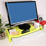 多功能可加高分格桌面办公用品 收纳整理架 电脑键盘置物架储物架