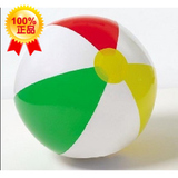 INTEX沙滩球四色海滩排球水球充气球游泳池水上幼儿园儿童玩具