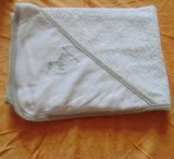 特价外贸原单 新生儿毛巾包被 婴儿纯棉浴巾带帽 婴儿尿垫毯