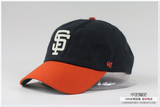 MLB旧金山巨人队棒球帽可调节运动帽男女鸭舌帽户外遮阳帽子