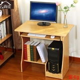 简易台式电脑桌家用书桌简约写字台卧室80cm小桌子dnz办公桌特价