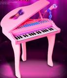 37键儿童钢琴木质宝宝玩具电子小型钢琴早教同步练习启