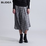 边BLIDEA 2015秋季新品原创设计师品牌女装自然腰七分加厚休闲裤
