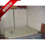 长沙厂家直销 白色简约实木床1.2米1.5米1.8米+床垫 床头柜